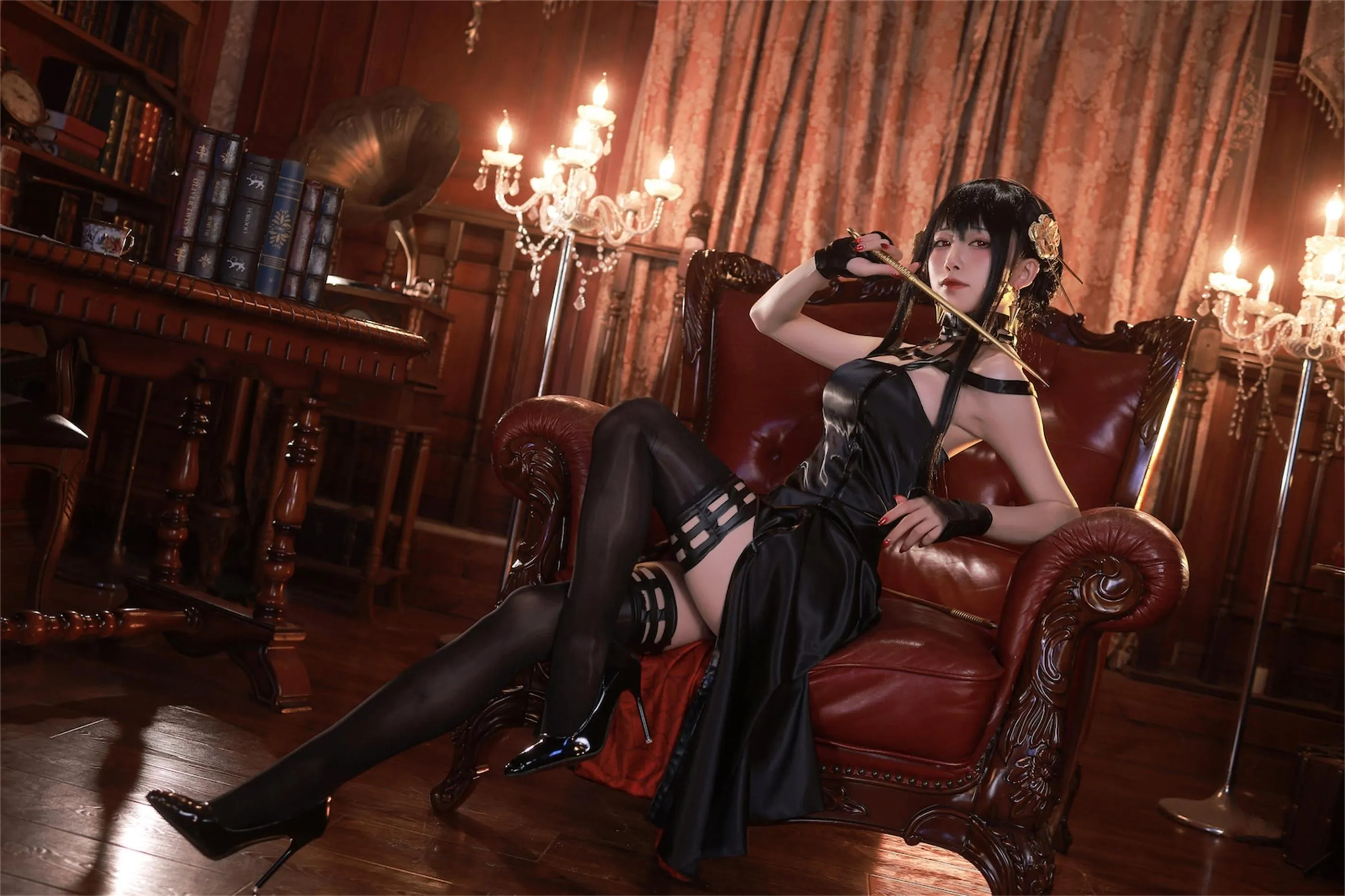 水淼Aqua – NO.118 约尔-黑礼服 [64P]插图1